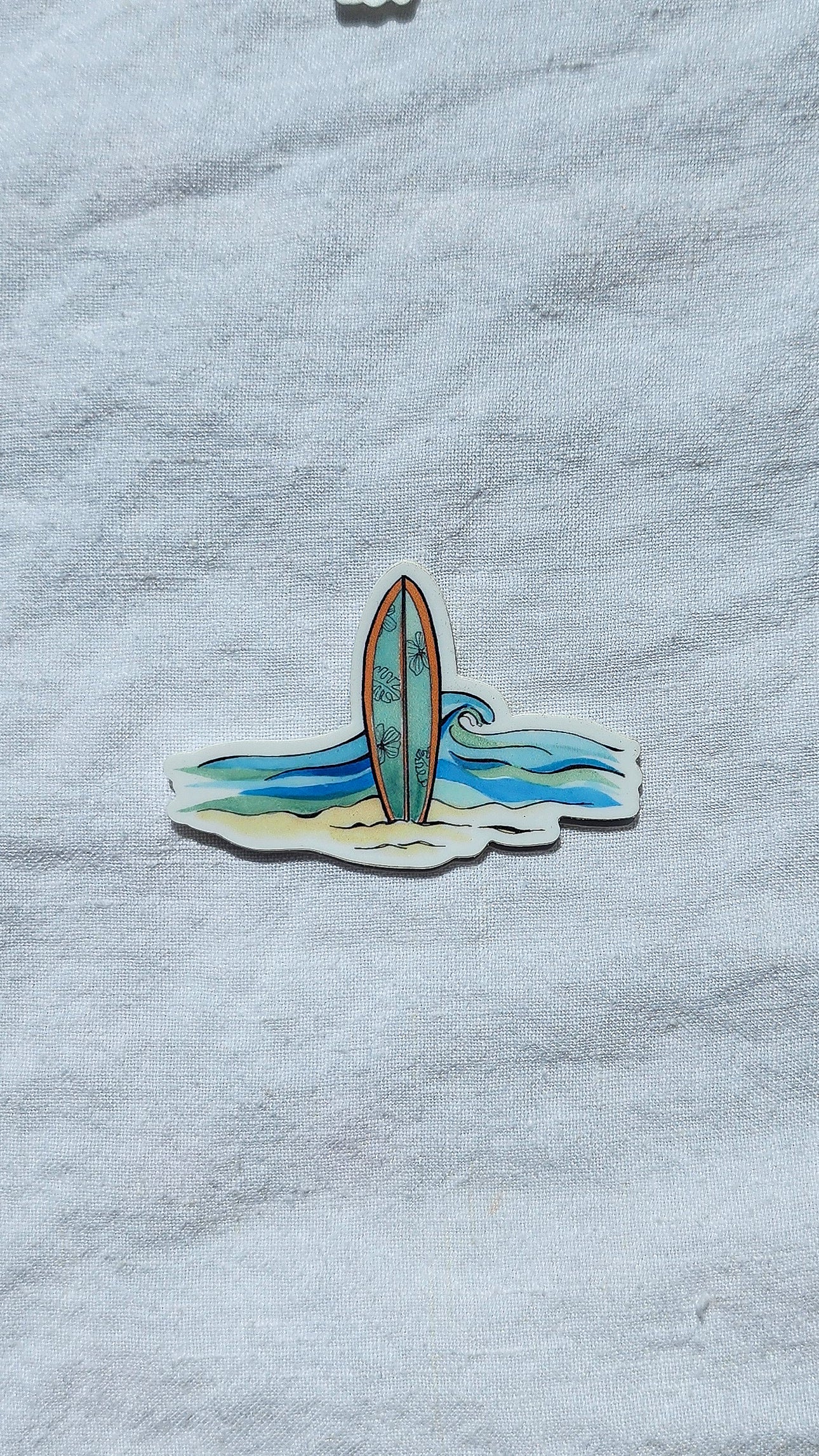 Summer Surf: Vinyl Waterproof Sticker