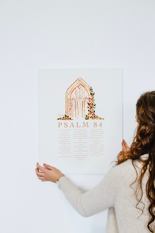 Psalm 84: Gates of Heaven Print